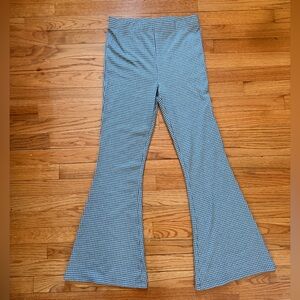 Wild Fable Brown Gingham Flare Pants